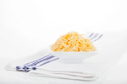 Grated cheese. Stock Photos