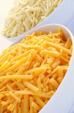 Grated cheese Stock Photos
