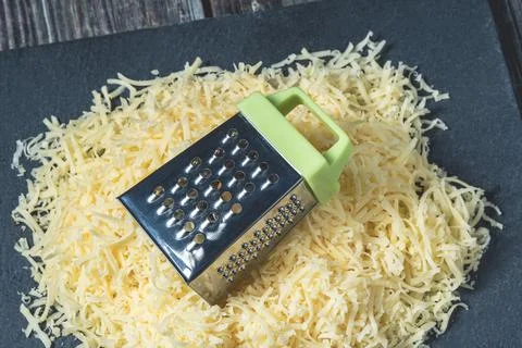 Grated cheese Stock Photos