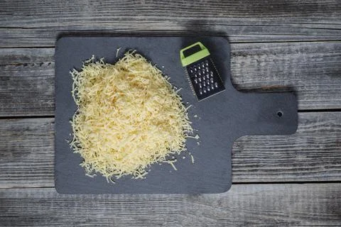 Grated cheese Stock Photos