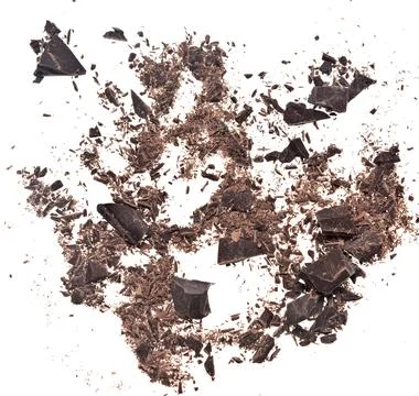 Grated chocolate Stock Photos