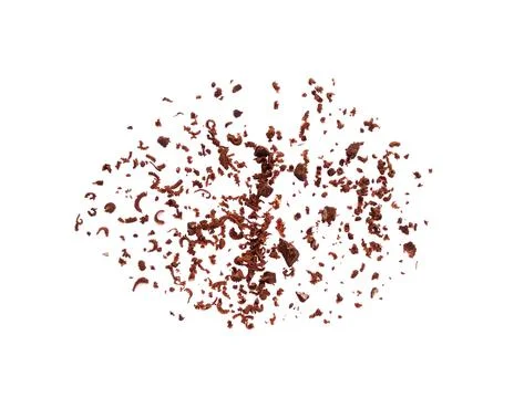 Grated chocolate Foto stock