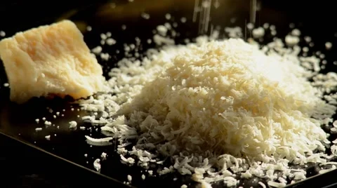 Grated Parmesan cheese Stock Footage 50390102