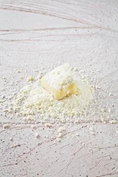 Grated parmesan cheese Stock Photos