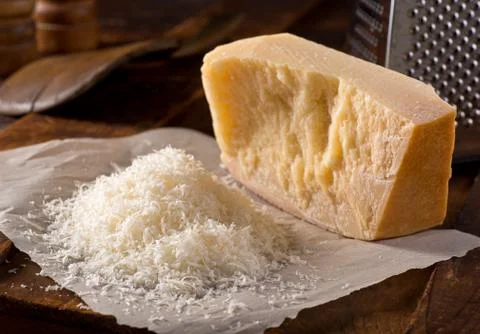 Grated Parmesan Cheese Stock Photos