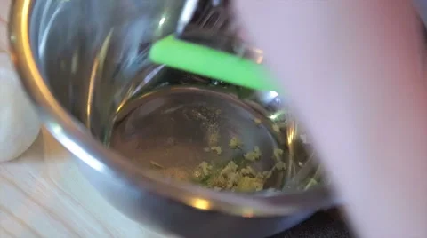 Grateding cheese to bowl Stock Footage 65238448