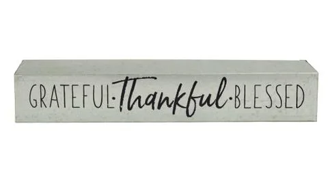 Grateful Thankful Blessed Stock Illustration