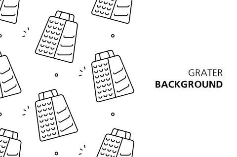 Grater background Stock Illustration