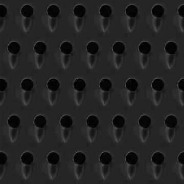 Grater Black Seamless Texture. Kitchenware Pattern Stock Illustration