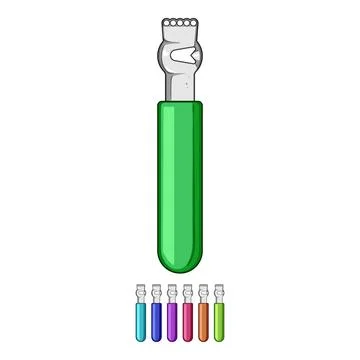 Grater citrus zester cartoon vector graphic Stock Illustration