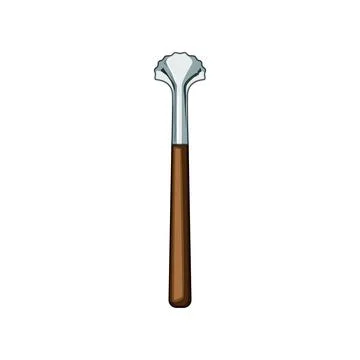 Grater coconut scraper tool cartoon vector illustration Stock Illustration