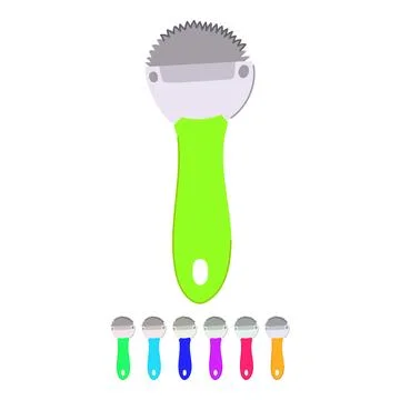 Grater coconut scraper tool vector cartoon graphic Stock Illustration