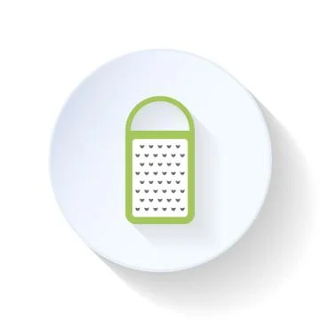 Grater flat icon Stock Illustration