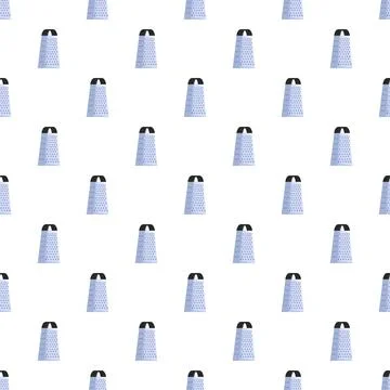 Grater kitchen tool seamless pattern for cooking Stock Illustration