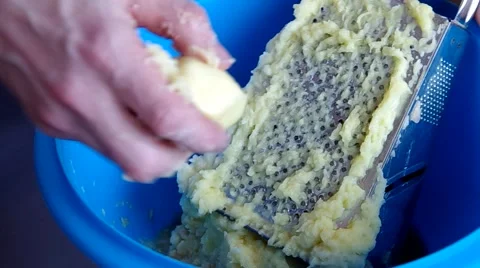 Grater Potato Stock Footage 49207821