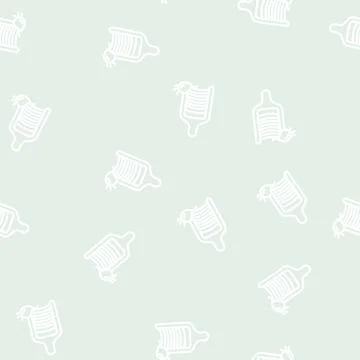 Grater radish line vector seamless pattern 스톡 일러스트