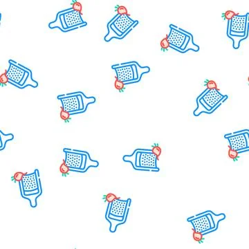 Grater radish vector seamless pattern 스톡 일러스트
