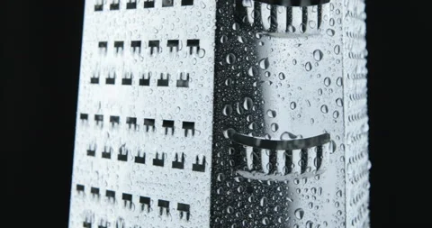 Grater for vegetables. Kitchen accessories. Tools for cooking. Stock Footage 107347214