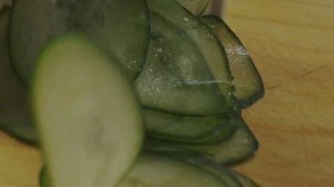 Grating cucumber Stock Footage 98295971