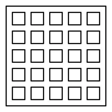 Grating grate lattice trellis net mesh BBQ grill grilling surface square sh.. Ilustración de archivo