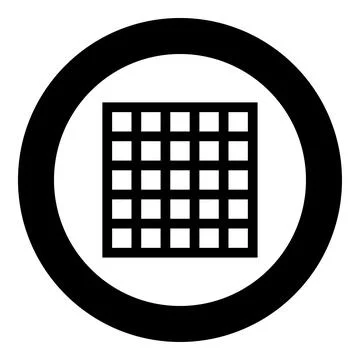 Grating grate lattice trellis net mesh BBQ grill grilling surface square sh.. Ilustración de archivo