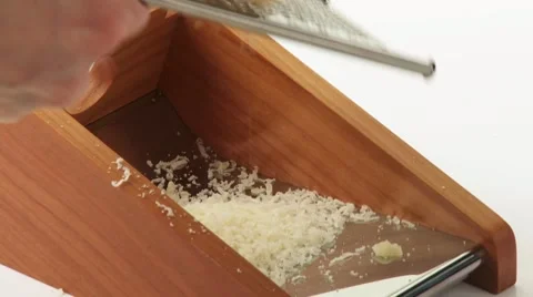 Grating Parmesan Stock Footage 8571696