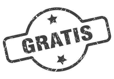 Gratis sign Stock Illustration