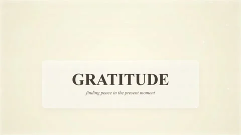 Gratitude Finding Peace Present Moment Concept Mindfulness Calmness Serenity Stock Footage 346660748