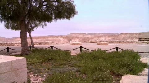 The grave of David Ben Gurion Stock Footage 534681