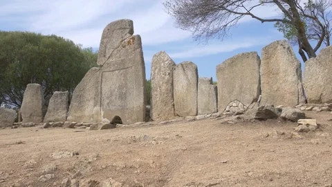 Grave of Giants in Sardinia.  Stock-Footage 70816313