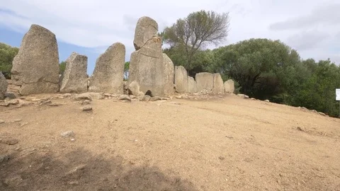 Grave of Giants in Sardinia.  Stock-Footage 70816405