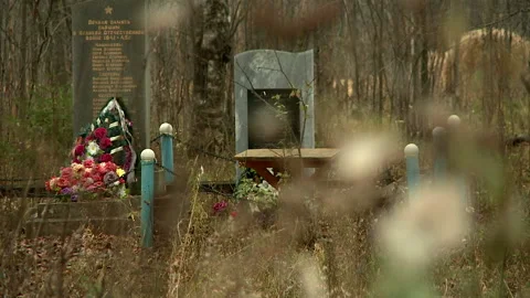 The grave of the heroes of the wars of the red star 스톡 동영상 85547712
