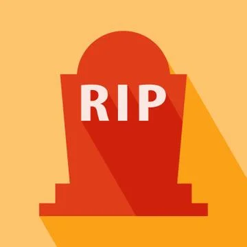 Grave Icon Illustrazione stock