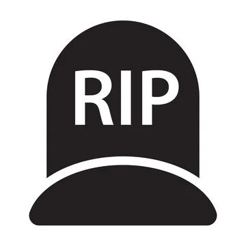 Grave icon vector for graphic design, logo, website, social media, mobile app Stock Illustration