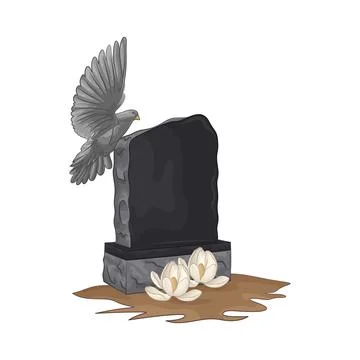 Grave Illustration Stock Illustration