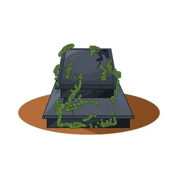 Grave illustration Stock Illustration