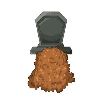 Grave illustration Stock Illustration