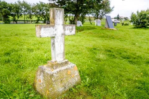 Grave Marker Foto stock