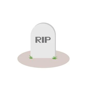 Grave rip icon of vector ESP 10 Stock Illustration