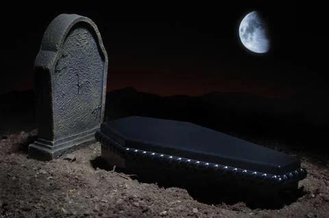 Grave site Foto stock