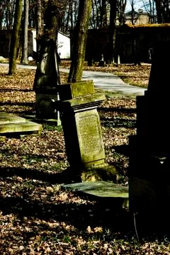 Grave stone Stock Photos