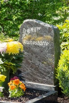 Grave stone Stock Photos