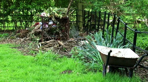 Grave Yard Compost Stock Footage 37554428