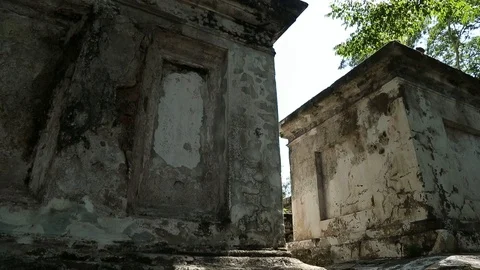 Grave yard Video stock 100996264