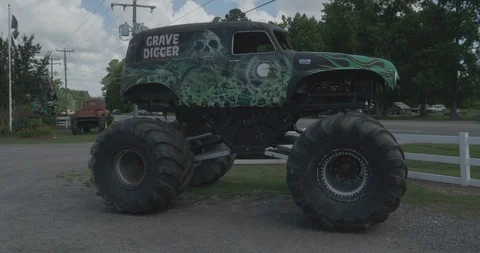 Gravedigger Stock Footage 92964582