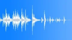 Gravel gentle spilling on metalSound Effect