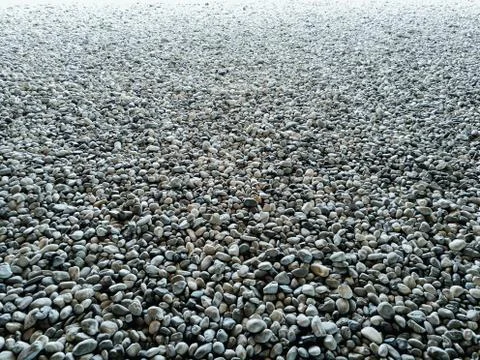 Gravel on ground construction material for reference. ground and sub base lay Stock Photos