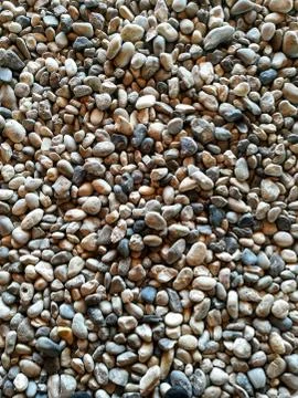 Gravel on ground construction material for reference. ground and sub base lay Stock Photos