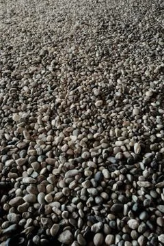 Gravel on ground construction material for reference. ground and sub base lay Stock Photos