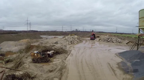 Gravel Pit Stock Footage 59008913